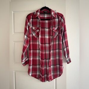 Women’s Express Plaid Button Down Size Small